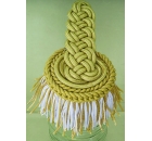 Epaulette Gold / White Fringe